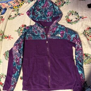 Good Condition North Face Kids’ Glacier Full Zip UpHoodie; size M (10-12)
